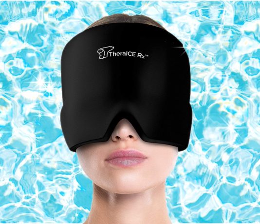 Probé la máscara para la migraña TheraICE Rx para ver si (en realidad) funciona

