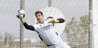 Courtois se reincorpora a la plantilla del Real Madrid en los entrenamientos
