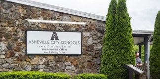 Sede de las escuelas de la ciudad de Asheville.