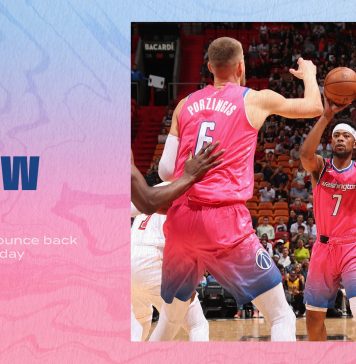 Previa: Los Wizards apuntan a recuperarse en Boston el domingo NBA Logo