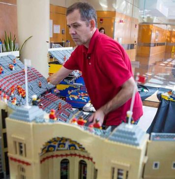 The Lego stadium that might be saving lives