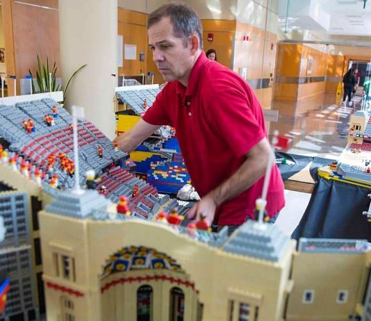 The Lego stadium that might be saving lives