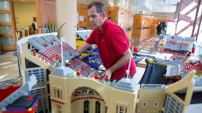 The Lego stadium that might be saving lives