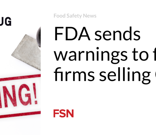 FDA sends warnings to food firms selling CBD