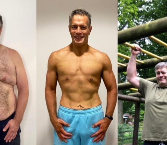 El padre que es el cuidador de su esposa pierde 42 kg después de priorizar su salud por primera vez en más de una década.
