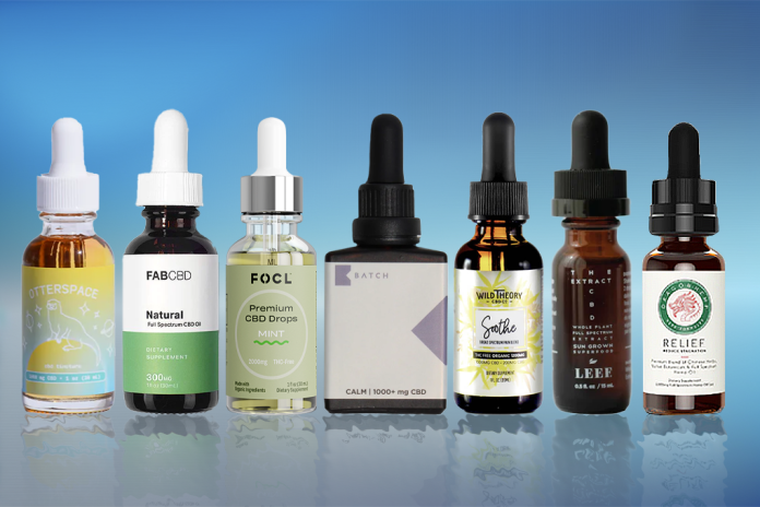 Various CBD oils for relaxing muscles