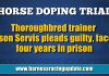 El entrenador de pura sangre Jason Servis se declara culpable y enfrenta cuatro años de prisión El entrenador de pura sangre Jason Servis se declara culpable y enfrenta cuatro años de prisión