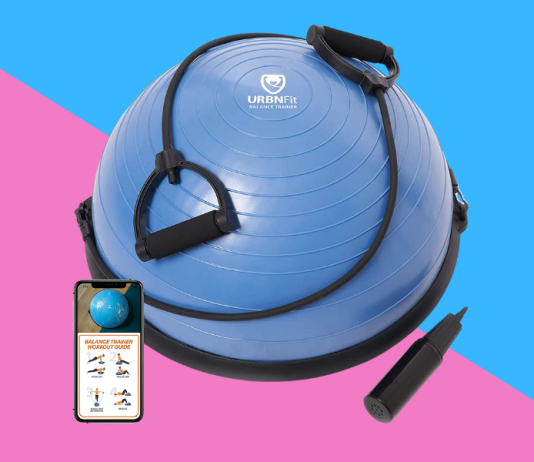 La pelota de ejercicio UrbnFit está a la venta en Amazon
