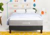 The Nectar Essential Hybrid mattress in a bedroom