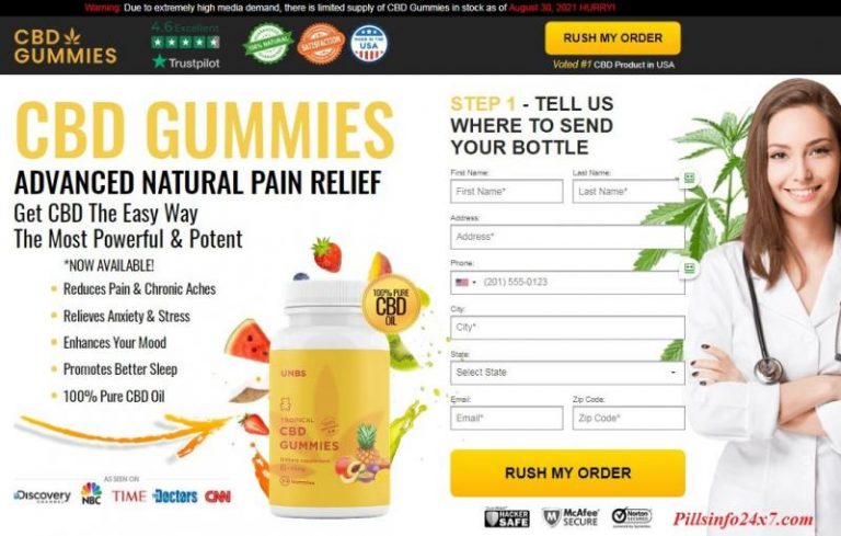 UNBS Tropical CBD Gummies Reviews : [Shark Tank Health Warning]