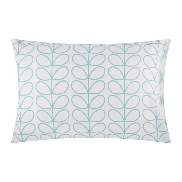 Orla Kiely Linear Stem Neptune Blue bedding by