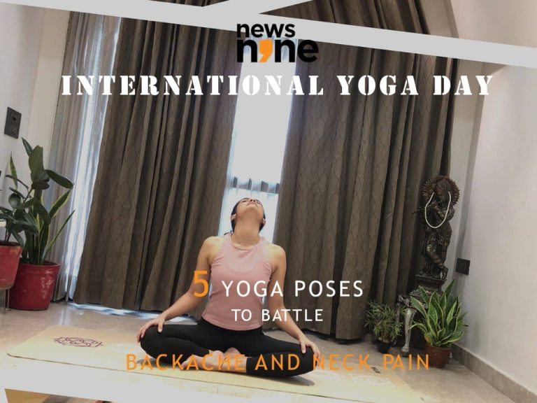 In advance of International Yoga Day 2022, five yoga poses to help neck and back pain. News9 LIVE