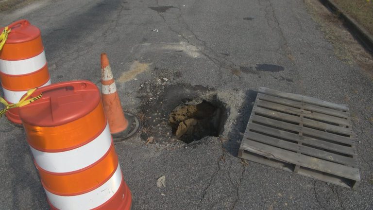 "I'd like them to resolve the problem sinkhole is causes headaches throughout Petersburg - - WWBT