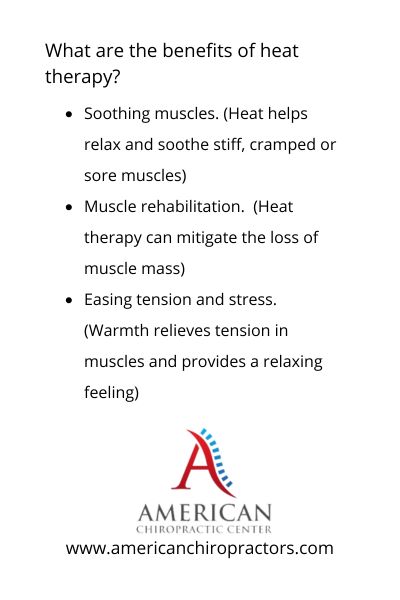 What are the benefits of heat therapy